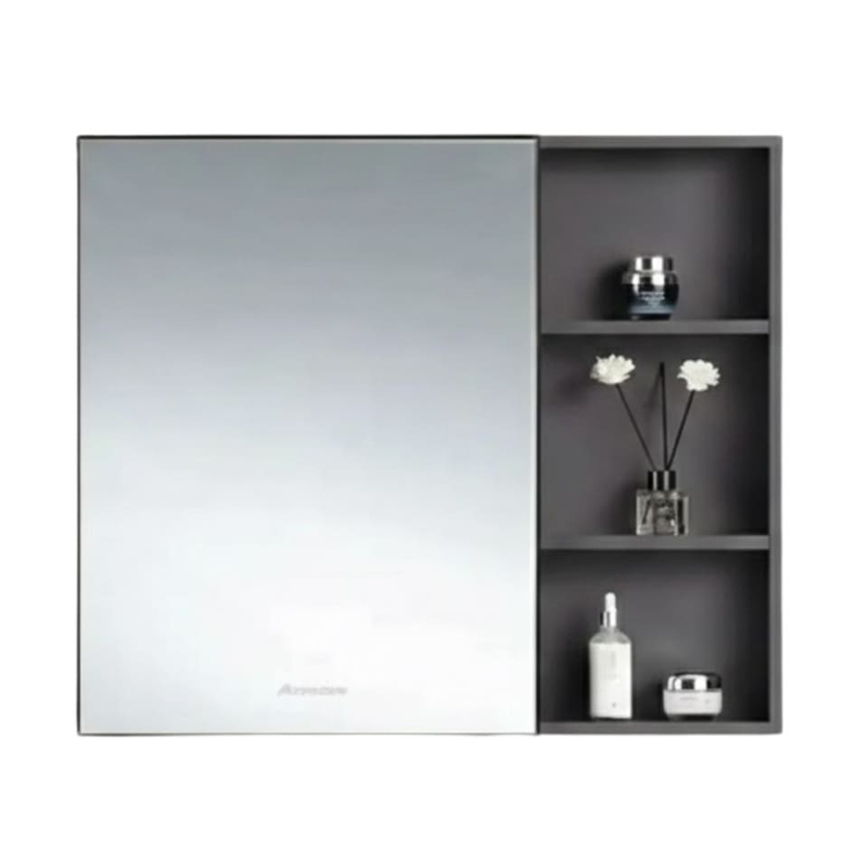 Tủ gương phòng tắm 80x80cm ATMOR AT745 đen