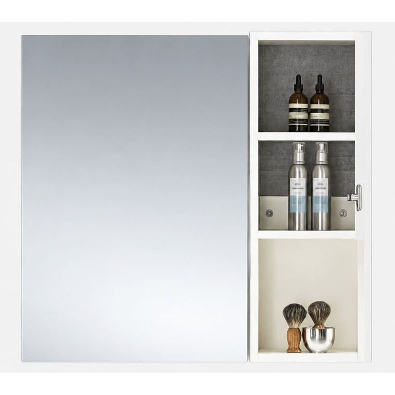 Tủ gương phòng tắm 80x80cm ATMOR AT745 trắng