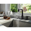 Vòi Lavabo 3 Lỗ Nóng Lạnh Bằng Đồng Màu Đen Kanly GCB05B