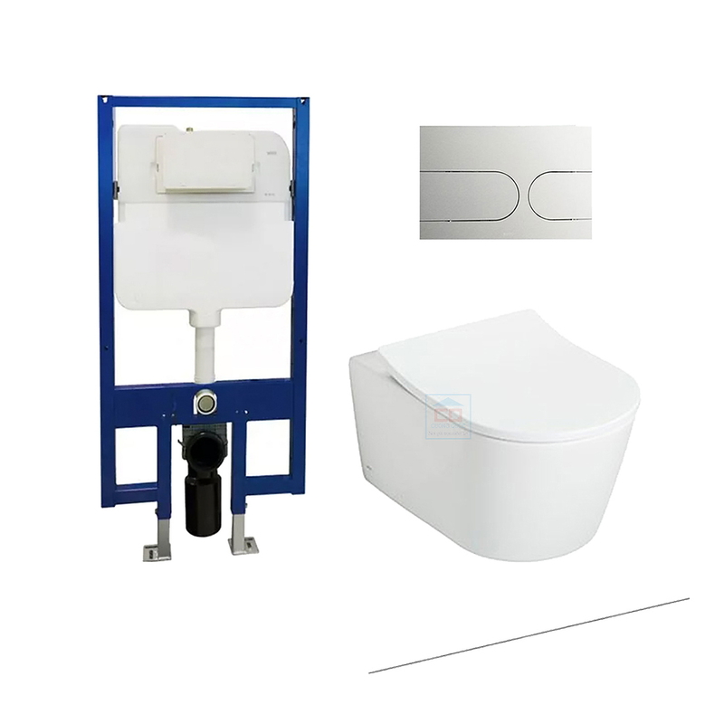 Bồn cầu treo tường nắp êm TOTO CW542ME5UNW1+TC513A+WH172A+MB175M#SS