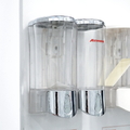 Hộp nhấn xà phòng đôi 500mlx2 ATMOR DH-SBD-102CP (DHSBD102CP)