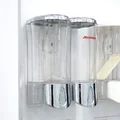 Hộp nhấn xà phòng đôi 500mlx2 ATMOR DH-SBD-102CP (DHSBD102CP)