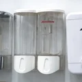 Hộp nhấn xà phòng đôi 500mlx2 ATMOR DH-SBD-102W (DHSBD102W)