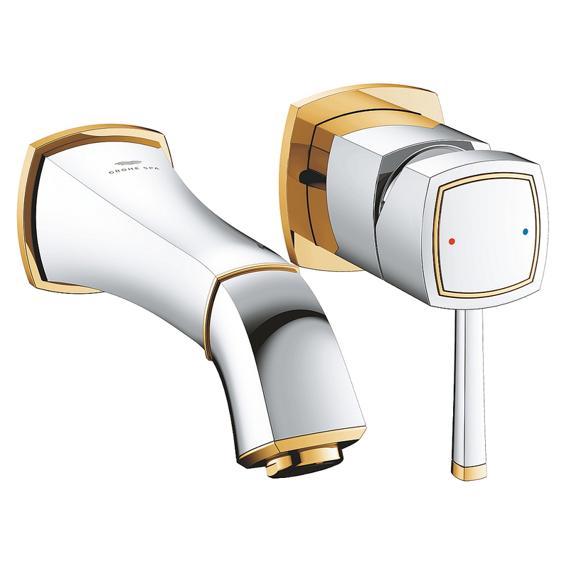 Vòi Chậu Lavabo Nóng Lạnh Gắn Tường Đức Grohe 29416IG0