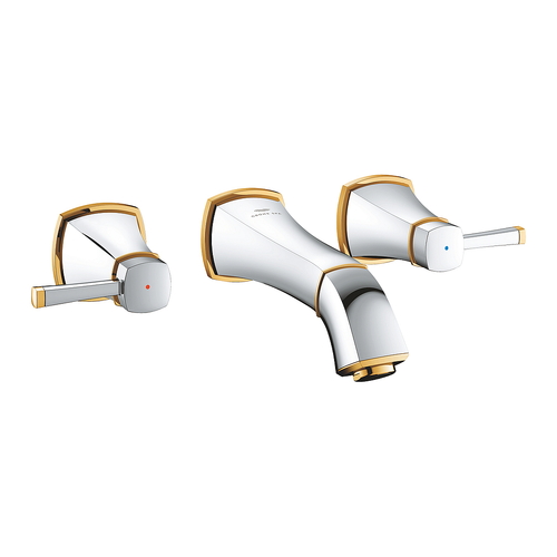 Vòi Chậu Lavabo Nóng Lạnh Gắn Tường Đức Grohe 20622IG0