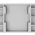 Đế cổ định nắp bàn cầu INAX A-CWS15VN-6