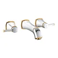Vòi Chậu Lavabo Nóng Lạnh Gắn Tường Đức Grohe 20622IG0