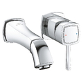 Vòi Chậu Lavabo Nóng Lạnh Gắn Tường Đức Grohe 29416000