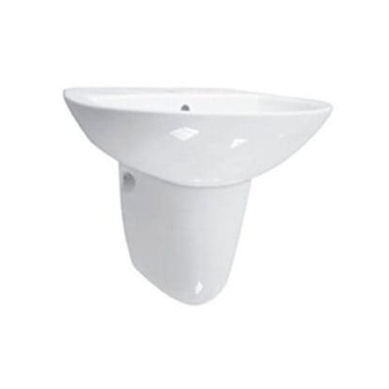 Chậu rửa Lavabo treo tường chân lửng Clara CB-310+CB-310C