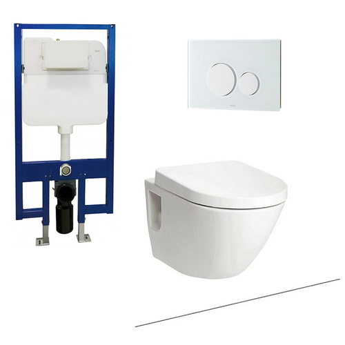 Bồn Cầu Treo Tường Nắp Êm TOTO CW762#XW+TC384CVK#W+WH172A+MB176G#WH