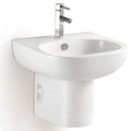 Chậu rửa Lavabo treo tường chân lửng Clara CB-305+CB-305C