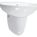 Chậu rửa Lavabo treo tường chân lửng Clara CB-310+CB-310C