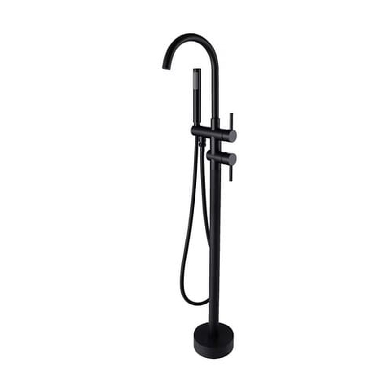 Vòi bồn tắm đặt sàn mạ đen Clara CF-29358-2BG