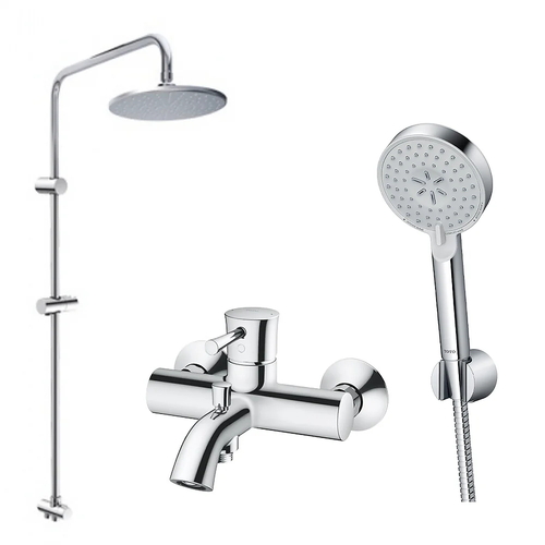 Bộ Sen Cây TOTO DM907CS+TBS02302V+TBW07009A Nhiệt Độ Nhật