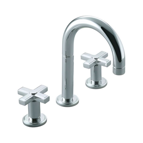 Vòi chậu rửa mặt 3 chân màu chrome Kallista P24131-CR-CP