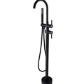 Vòi sen bồn tắm đặt sàn mạ đen Clara CF-29358-2BK
