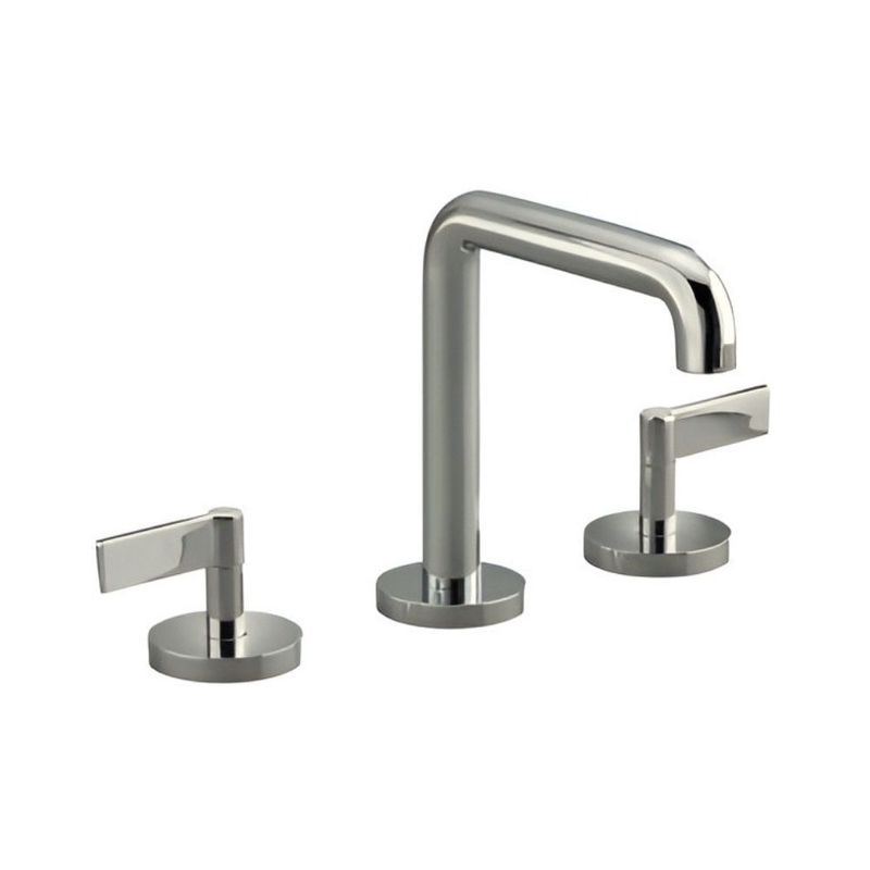 Vòi chậu rửa mặt 3 chân màu nickel Kallista P24402-LV-AD