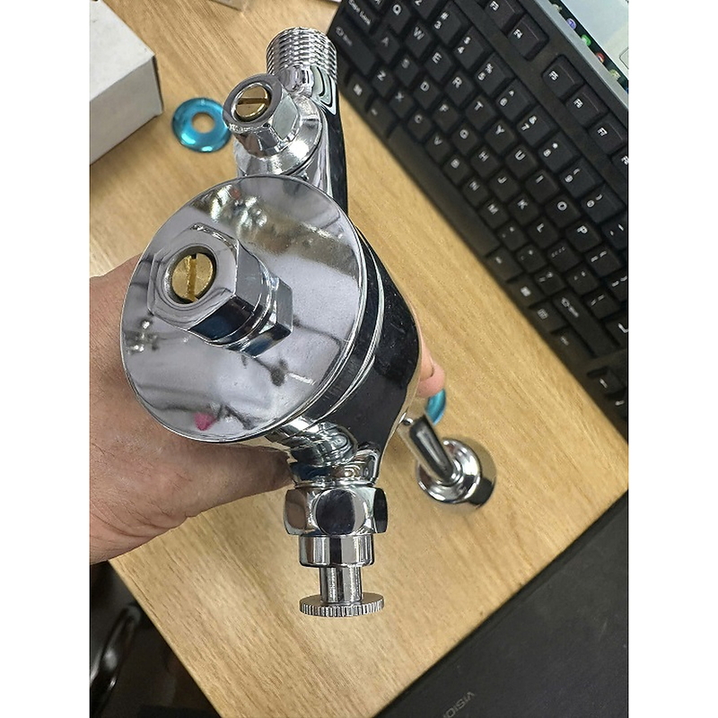 Van xả tiểu nam ấn tay Miken UF9V-S