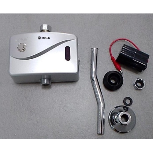 Van Xả Tiểu Cảm Ứng Kết Hợp Nhấn Tay Miken MKV-C306-N (Pin 6V)