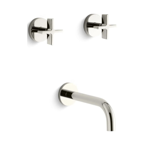 Vòi bồn tắm gắn tường màu nickel Kallista P24425-CR-SN