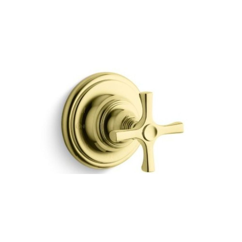 Tay van điều khiển lưu lượng sen tắm màu vàng Kallista P24623-CR-ULB