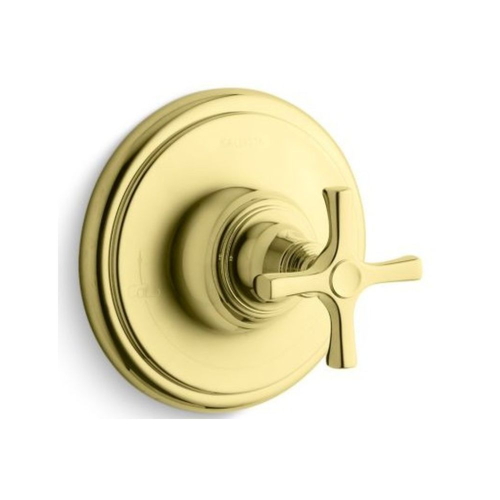 Mặt nạ điều trộn nhiệt sen tắm màu vàng Kallista P24622-CR-ULB