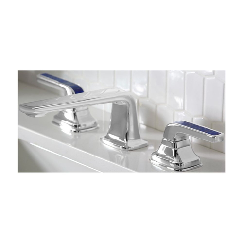 Vòi lavabo 3 chân cổ thấp màu chrome Kallista P24706-LL-CP