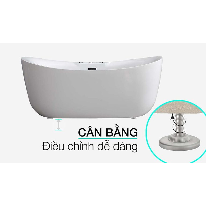 Bồn tắm ngâm Mowoen MW8207P-165