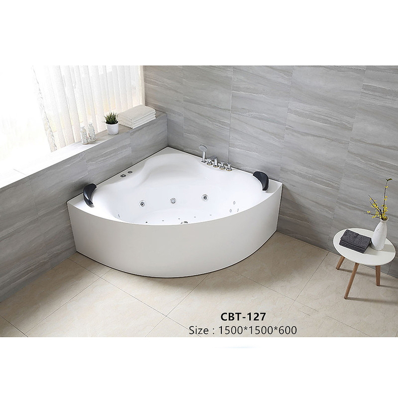 Bồn tắm massage góc 1.5m nhập khẩu Clara CBT-127