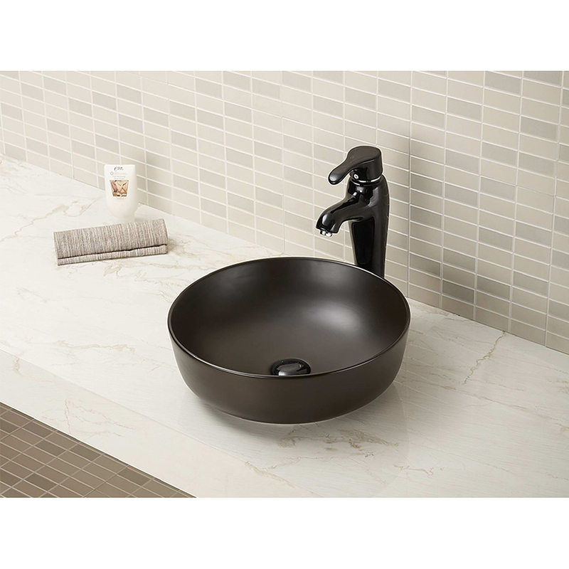 Chậu rửa Lavabo đạt bàn Clara CB-1161-BK (màu nâu)