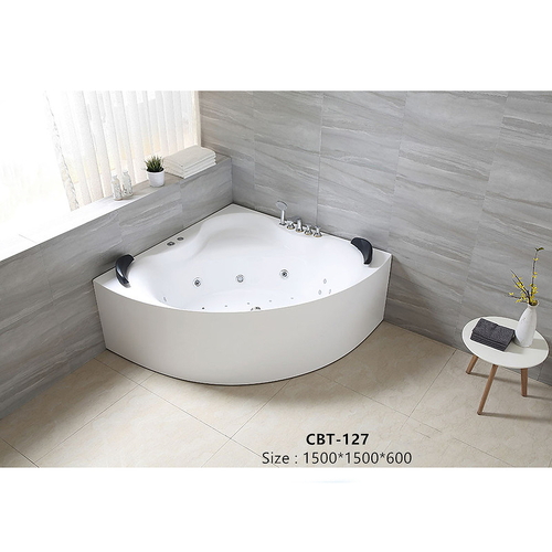 Bồn tắm massage góc 1.5m nhập khẩu Clara CBT-127