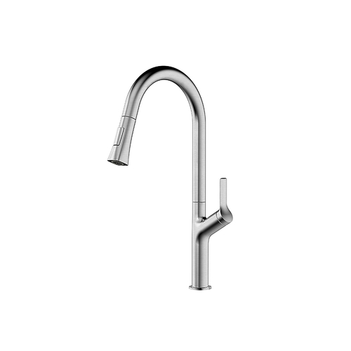 Vòi chậu rửa bát nóng lạnh dây rút Clara CF-74354