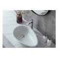 Chậu Lavabo Dương Bàn Clara CB-1157 Màu Trắng