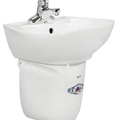 Chậu lavabo treo tường chân lửng Selta ST096 