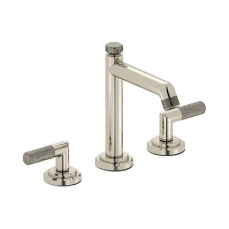 Vòi chậu rửa mặt 3 chân cổ cao màu nickel Kallista P24900-ADW-AD