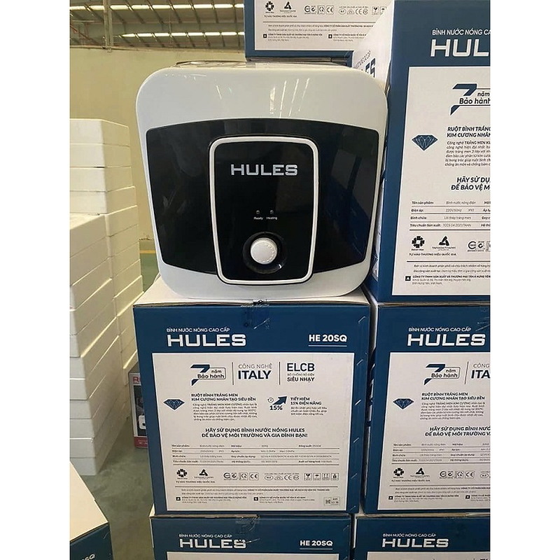 Bình nóng lạnh vuông Rossi Hules 15L HE15SQ