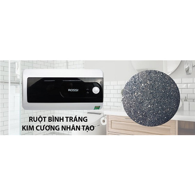 Bình nóng lạnh ngang Rossi Hules 30L HE30SL