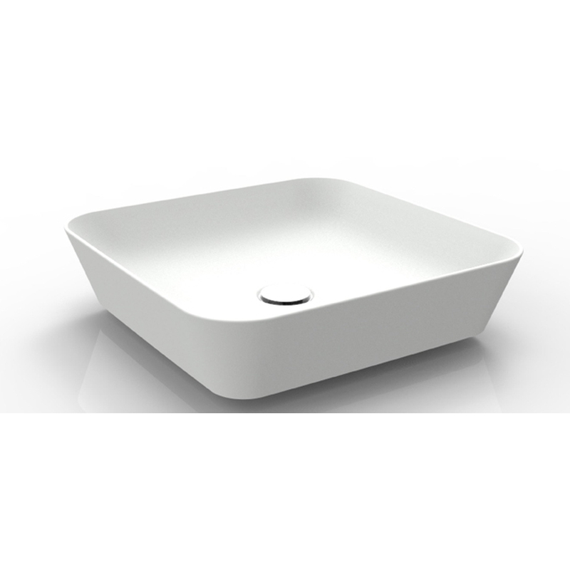 Chậu rửa mặt đặt bàn màu trắng BRAVAT C22463W