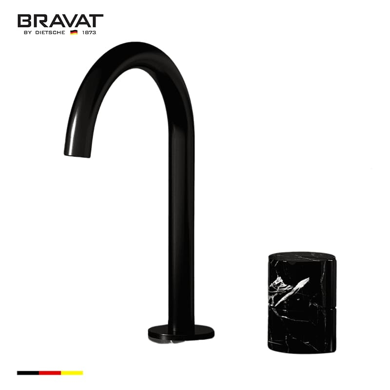 Vòi chậu nóng lạnh màu đen BRAVAT F2568699BW-ENG