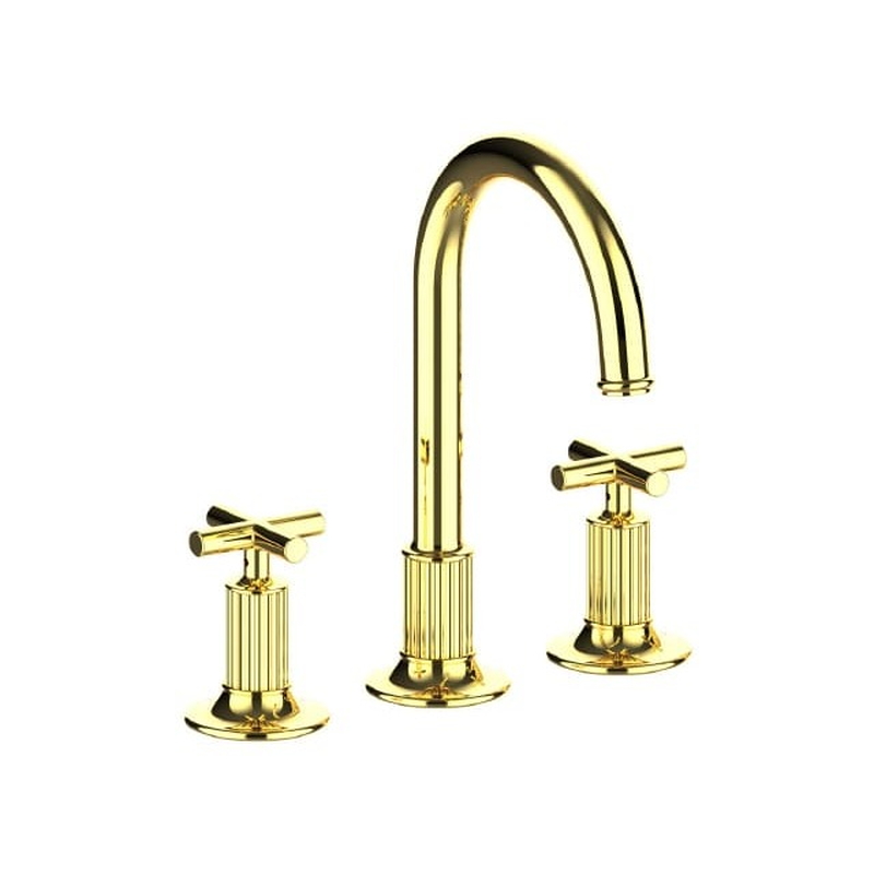 Vòi chậu nóng lạnh màu vàng BRAVAT F2622754KVF-ENG