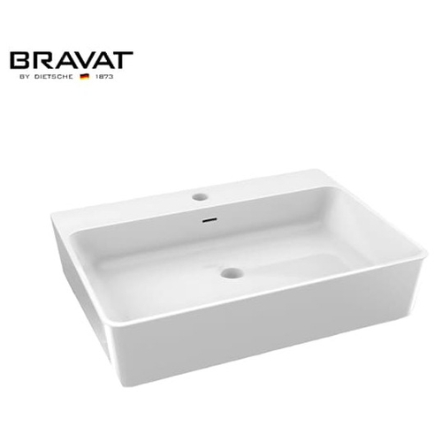 Chậu rửa mặt đặt bàn BRAVAT C22469W-1