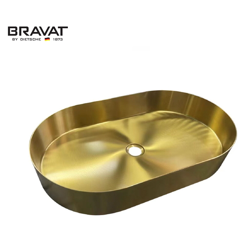 Chậu rửa mặt đồng đặt bàn BRAVAT X22118Y