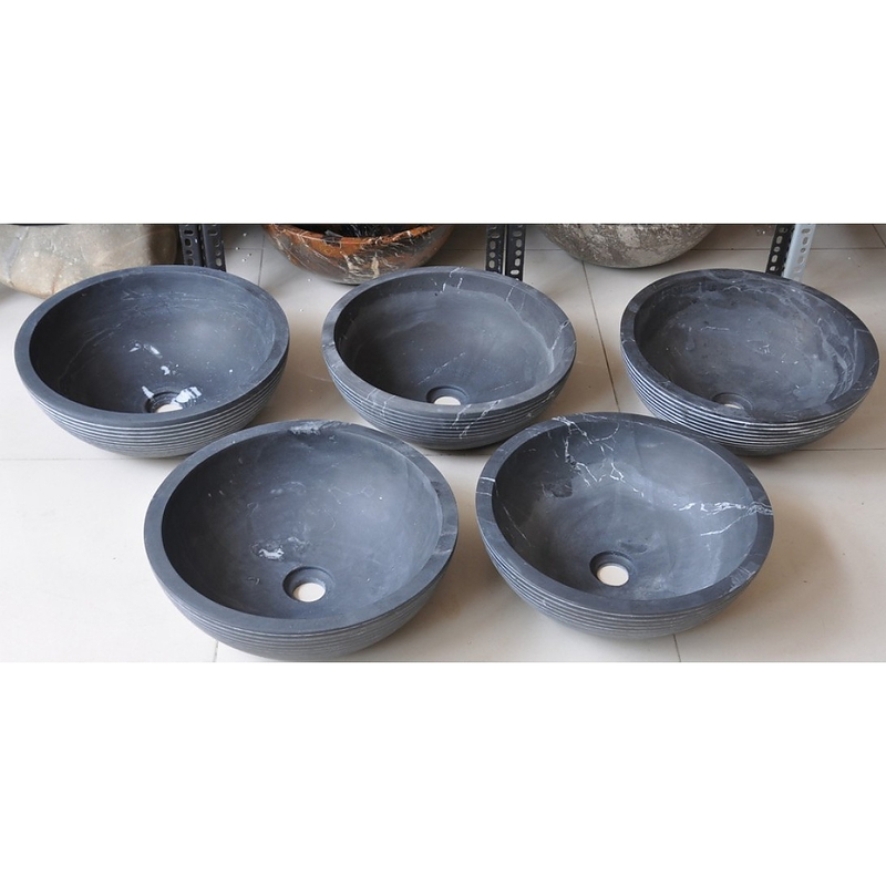 Chậu lavabo bằng đá tự nhiên Kanly R12VL