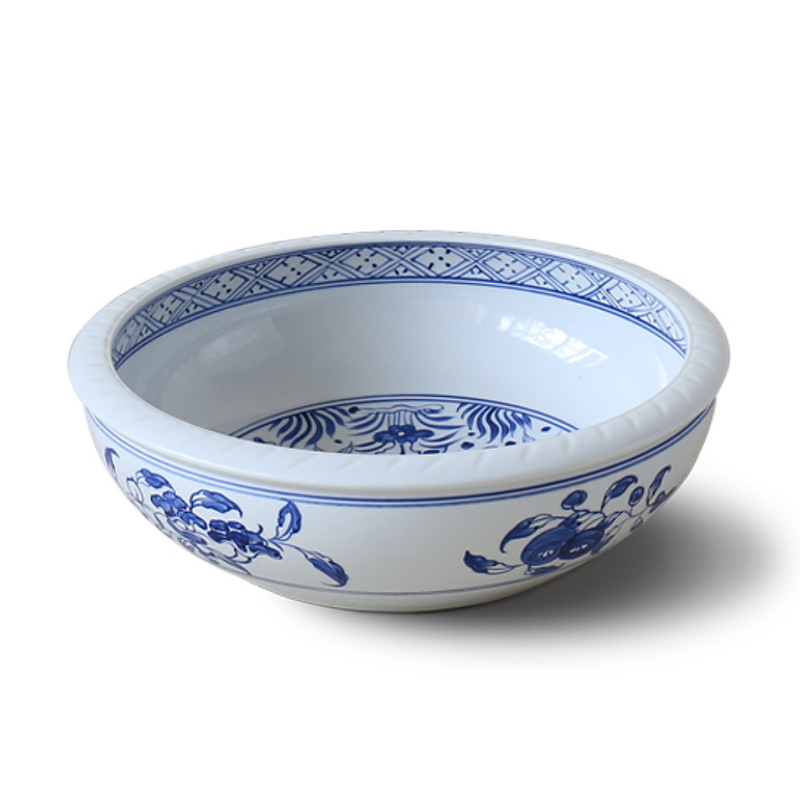 Chậu lavabo mỹ thuật bằng sứ Kanly SU119