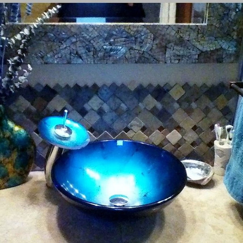Chậu lavabo thủy tinh Kanly LK127