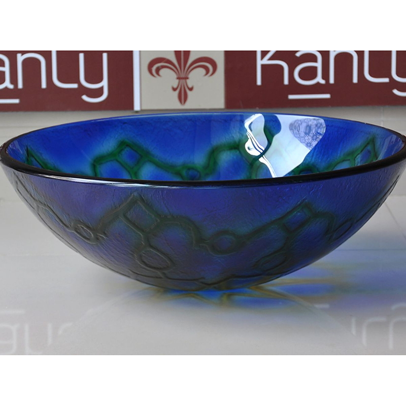 Chậu lavabo thủy tinh Kanly LK127