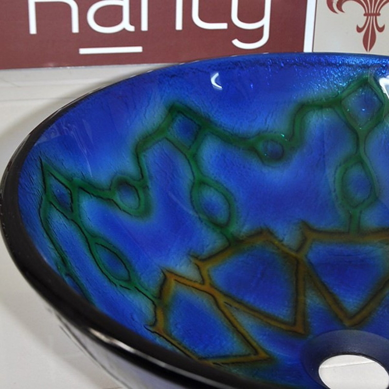 Chậu lavabo thủy tinh Kanly LK127