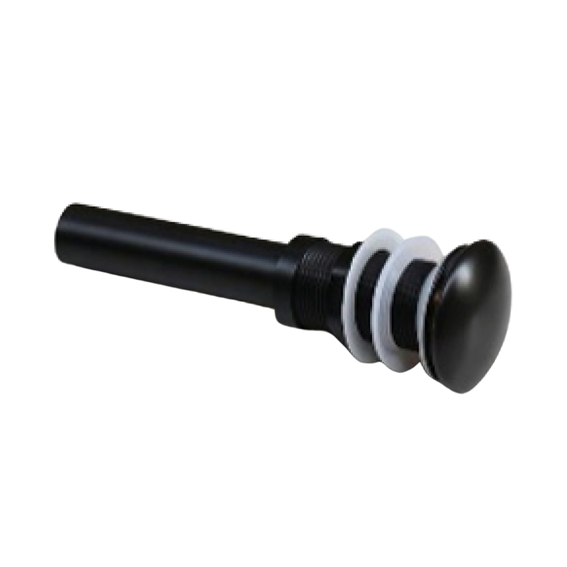Đầu xả Nhấn Lavabo bằng đồng màu đen Kanly GCX02B
