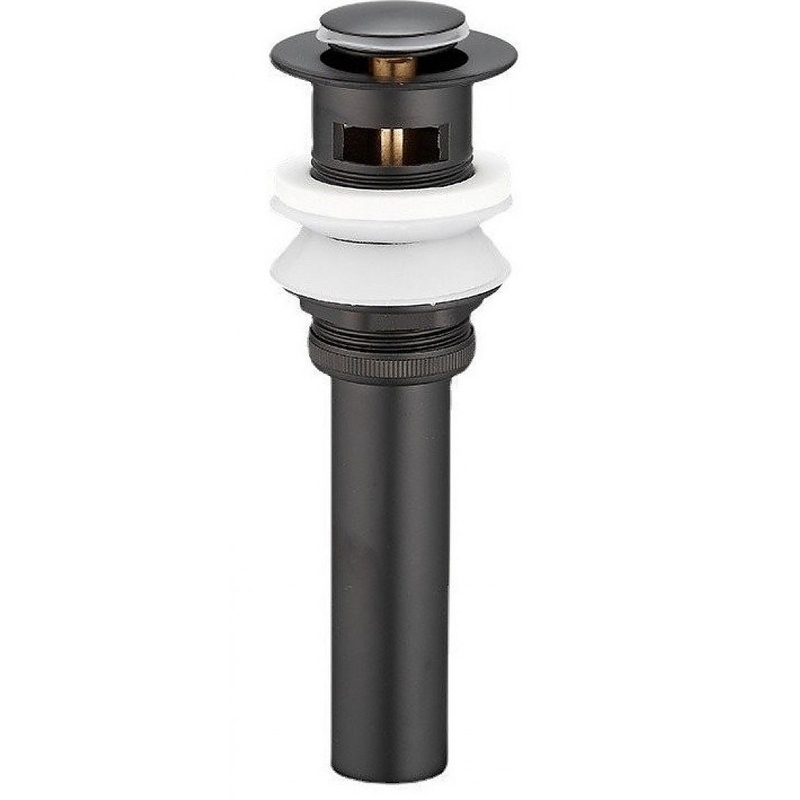 Đầu xả Nhấn Lavabo bằng đồng màu đen Kanly GCX02B