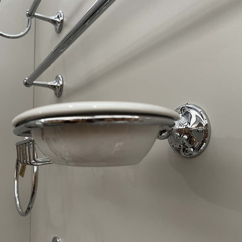 Giá đựng xà phòng đồng mạ chrome Kanly CHK04